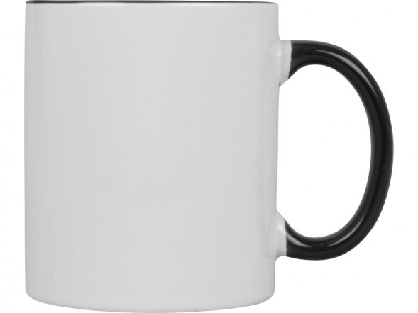 Кружка для сублимации Sublime Color, белый/черный 
