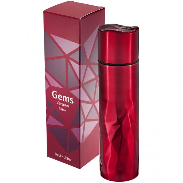 Термос Gems Red Rubine, красный рубин 