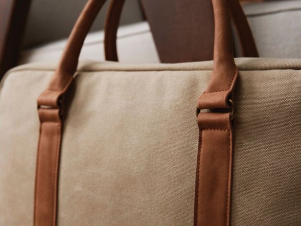 Сумка для ноутбука Bosler, бежевая 