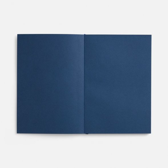 Ежедневник Flat, недатированный, синий, ver.2 