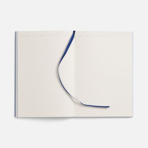 Ежедневник Flat, недатированный, синий, ver.2 