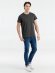 Футболка мужская Regent Fit 150, черный меланж 
