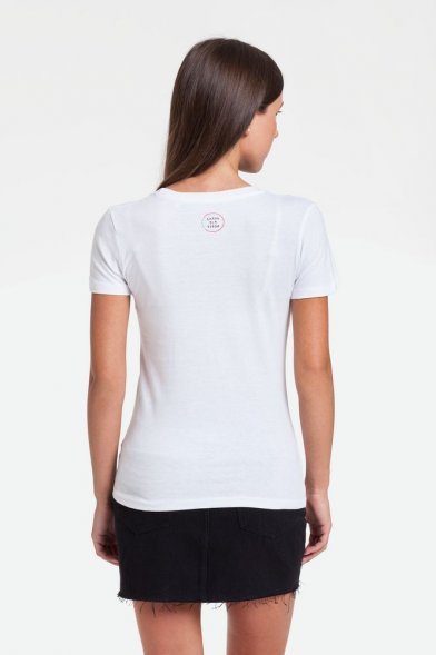 Футболка женская «Давай возьмемся за руки», белая 