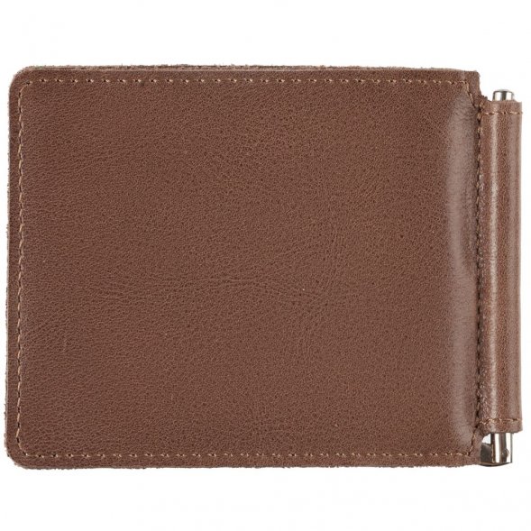 Зажим для купюр Apache, коричневый (какао) 