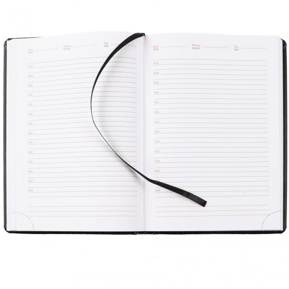 Ежедневник Prizma, недатированный, черный 