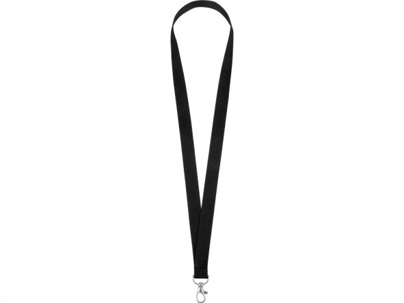 Ланьярд с карабином, черный 