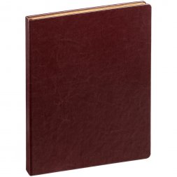 Ежедневник Grand Nebraska на заказ, недатированный, бордовый