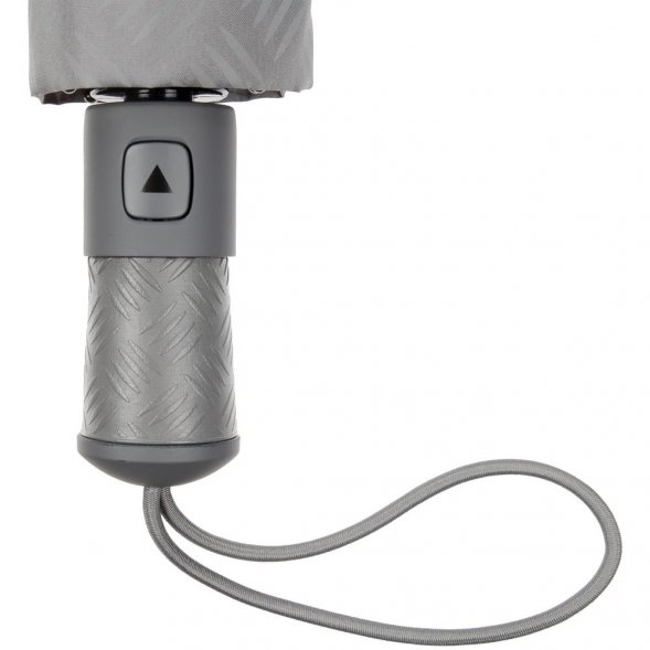 Зонт складной Hard Work, серый 