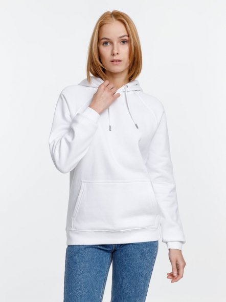 Толстовка унисекс Stellar, белая 