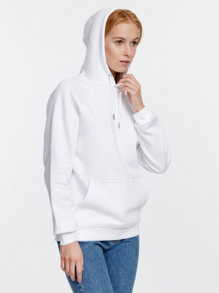 Толстовка унисекс Stellar, белая 