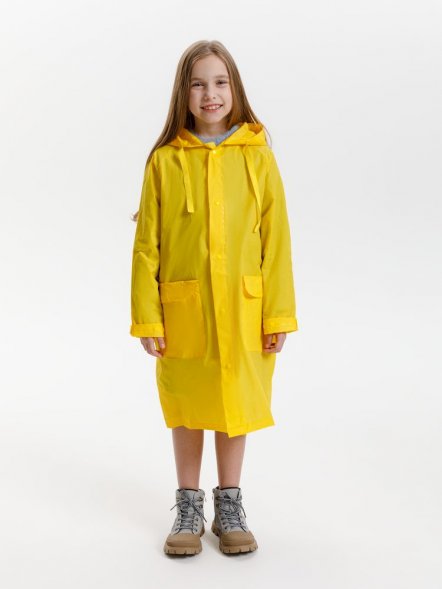 Дождевик детский RainDrop Kids, желтый 