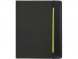 Папка для документов Делос, черный/зеленое яблоко 
