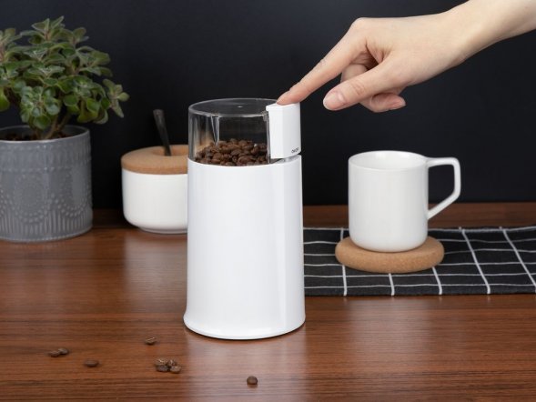 Электрическая кофемолка Capriccio, белая 