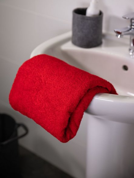 Полотенце Odelle, большое, красное 