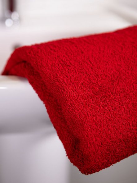 Полотенце Odelle, большое, красное 