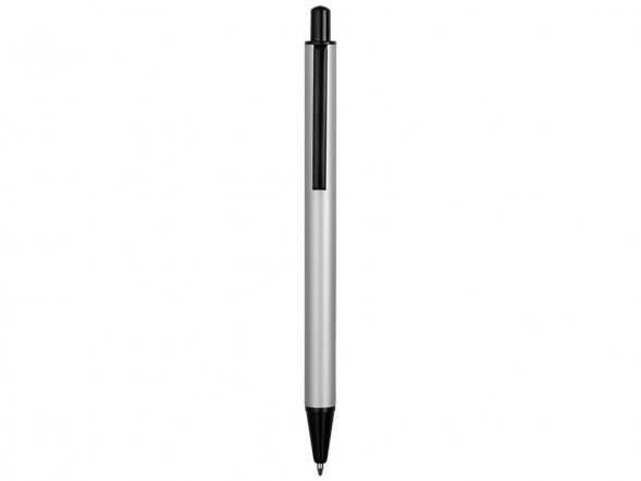 Ручка металлическая шариковая Iron, серебристый/черный 
