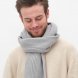 Шарф Forges вязаный, серый 