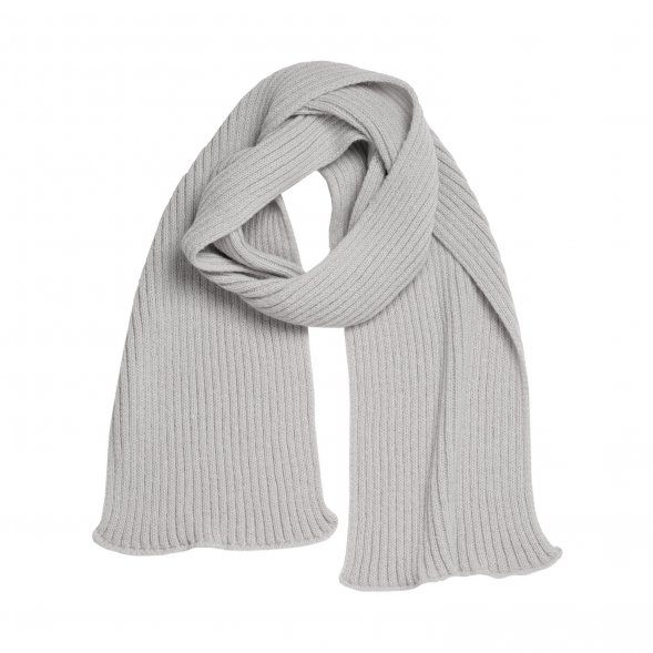 Шарф Forges вязаный, серый 