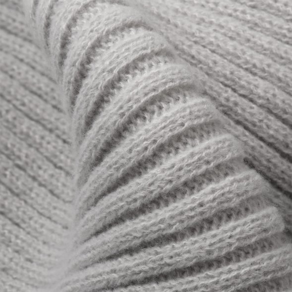 Шарф Forges вязаный, серый 