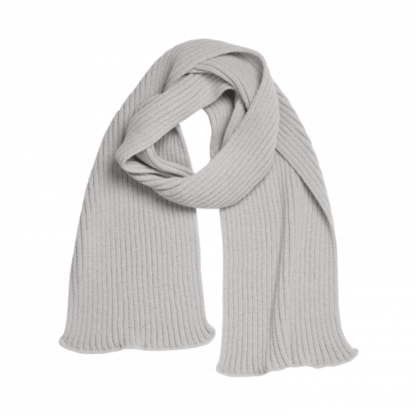 Шарф Forges вязаный, серый 