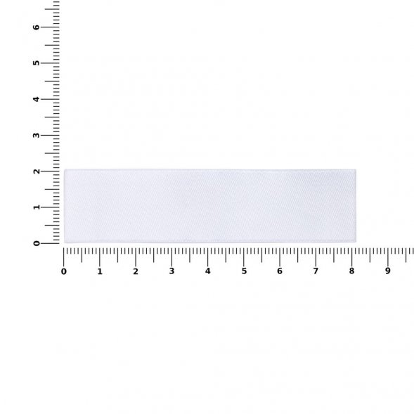 Лейбл тканевый Epsilon, S, белый 