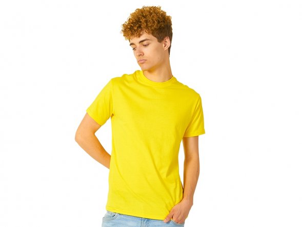 Футболка Heavy Super Club с боковыми швами, мужская, желтый 