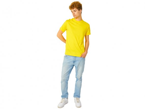 Футболка Heavy Super Club с боковыми швами, мужская, желтый 