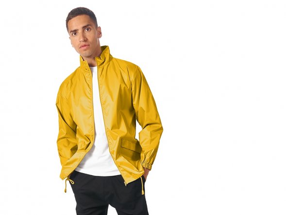 Ветровка Miami мужская с чехлом, золотисто-желтый 