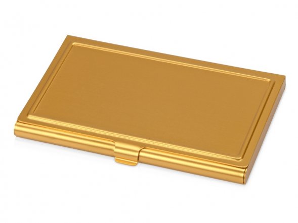 Визитница Lexx, золотистый матовый 