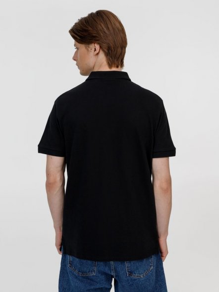 Рубашка поло унисекс Pacific, черная 