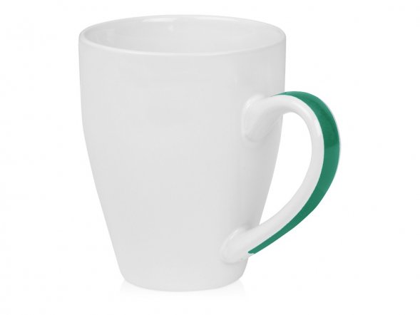 Кружка Good Day 320мл, белый/зеленый 