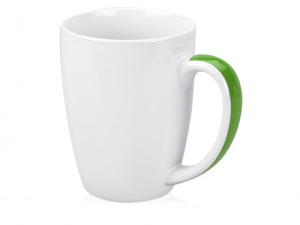 Кружка Good Day 320мл, белый/зеленый 