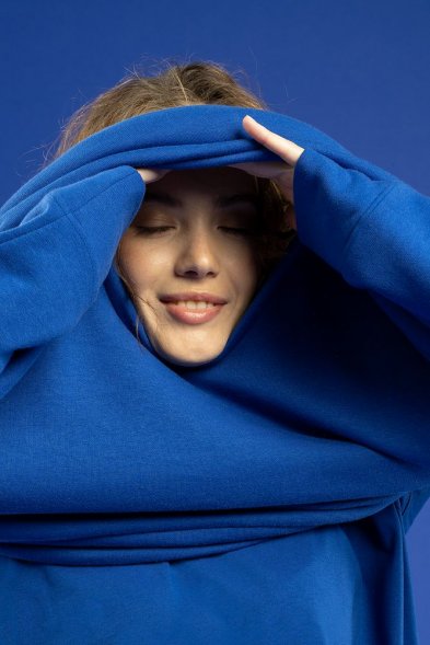 Свитшот унисекс S1, синий 