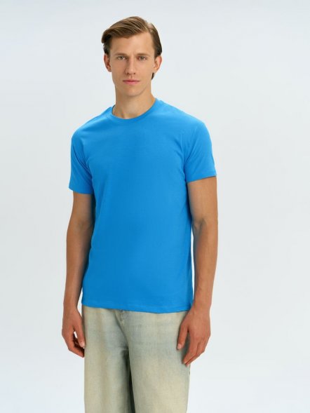 Футболка унисекс Regent 150, ярко-бирюзовая 