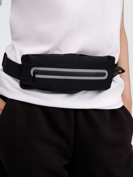 Спортивная поясная сумка Springa, черная 