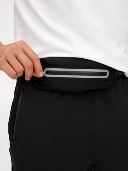 Спортивная поясная сумка Springa, черная 