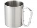 Термокружка с ручкой-карабином Alps 200мл, серебристый 