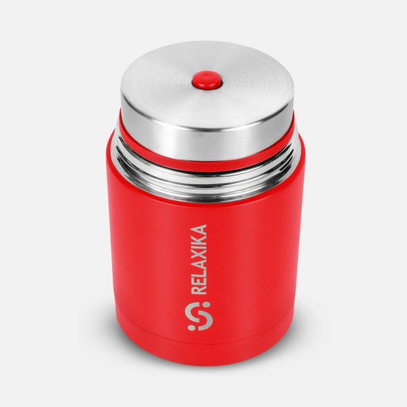 Термос для еды Relaxika 700, красный 
