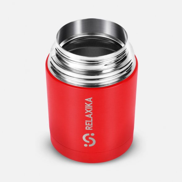 Термос для еды Relaxika 700, красный 