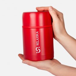 Термос для еды Relaxika 700, красный