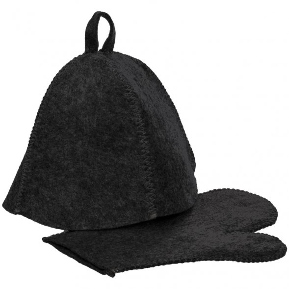 Набор для бани Heat Off, ver.2, черный 