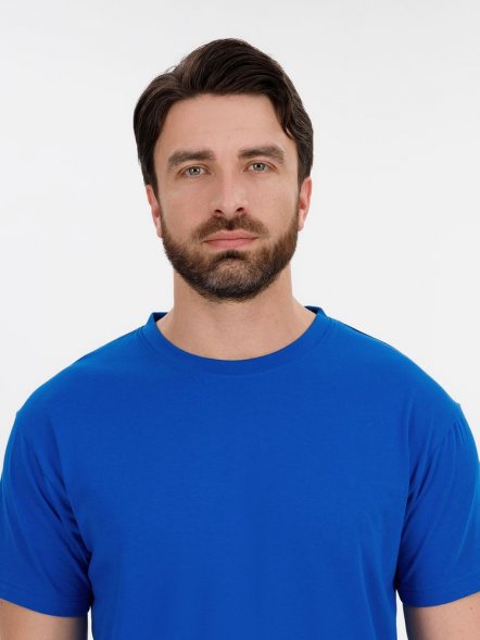 Футболка унисекс T-Bolka 180, ярко-синяя 