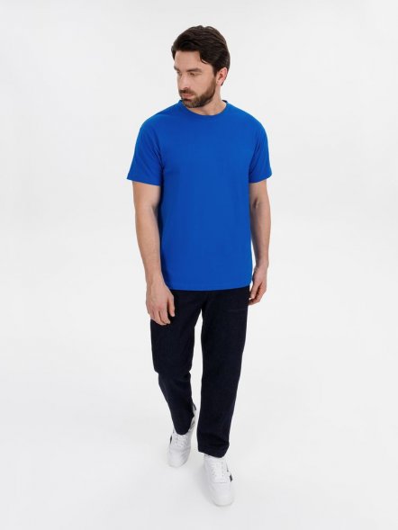 Футболка унисекс T-Bolka 180, ярко-синяя 