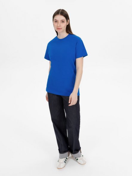 Футболка унисекс T-Bolka 180, ярко-синяя 