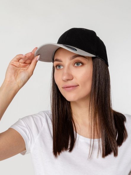 Бейсболка Ben Loyal, черная с серым 