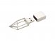 USB-флешка на 16 ГБ,micro USB  серебро 
