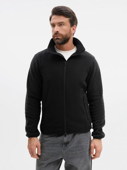 Куртка флисовая унисекс Ben Mac, черная 