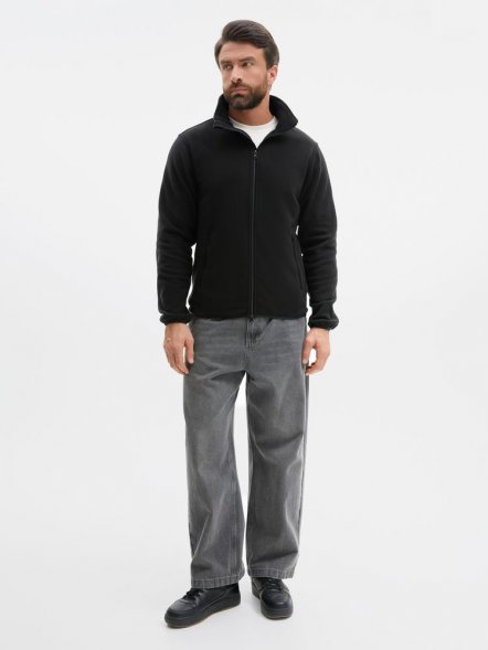 Куртка флисовая унисекс Ben Mac, черная 