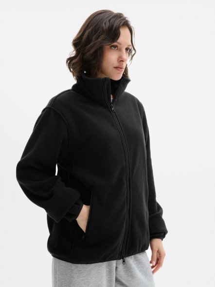 Куртка флисовая унисекс Ben Mac, черная 
