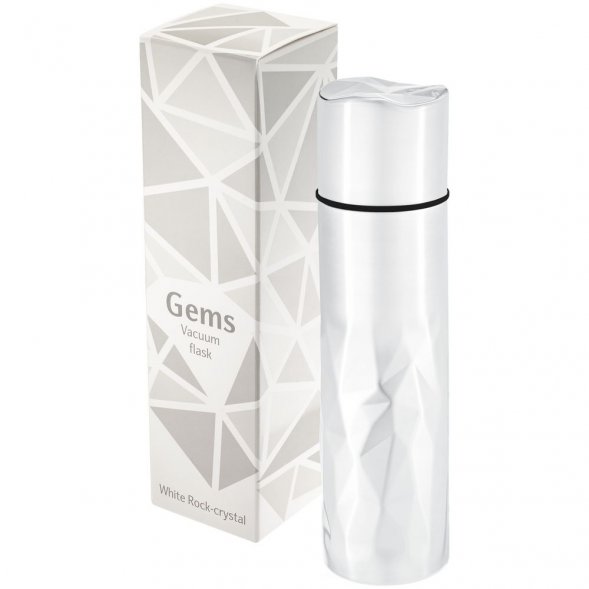 Термос Gems White Rock Сrystal, белый горный хрусталь 